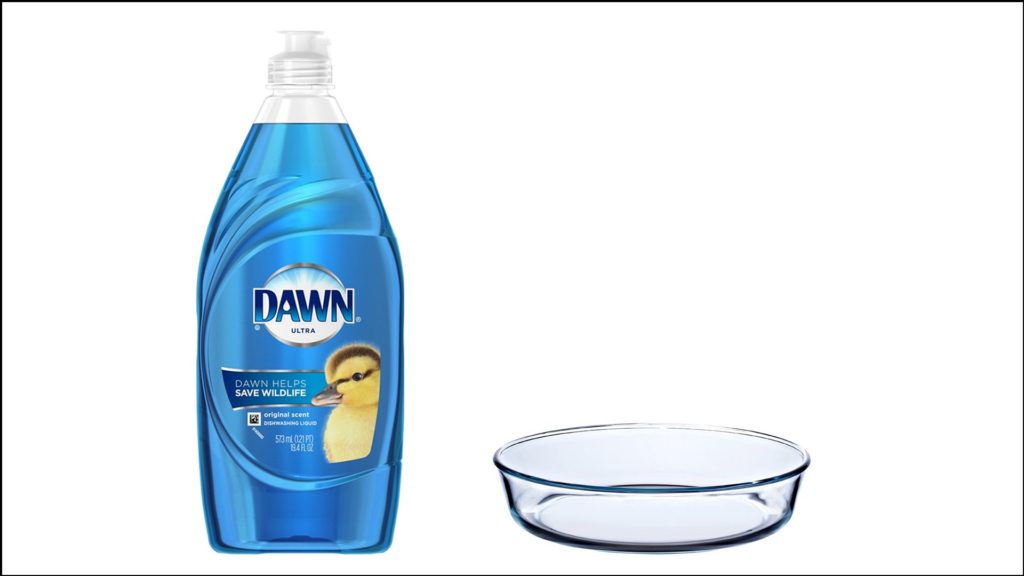 down dishwashing