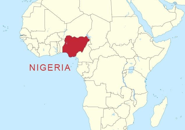 Nigeria Map.