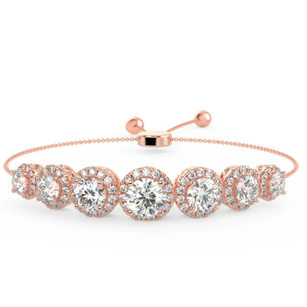 Pleiades Bolo Bracelet in 14K Rose Gold (5.00 Ct. Tw.)