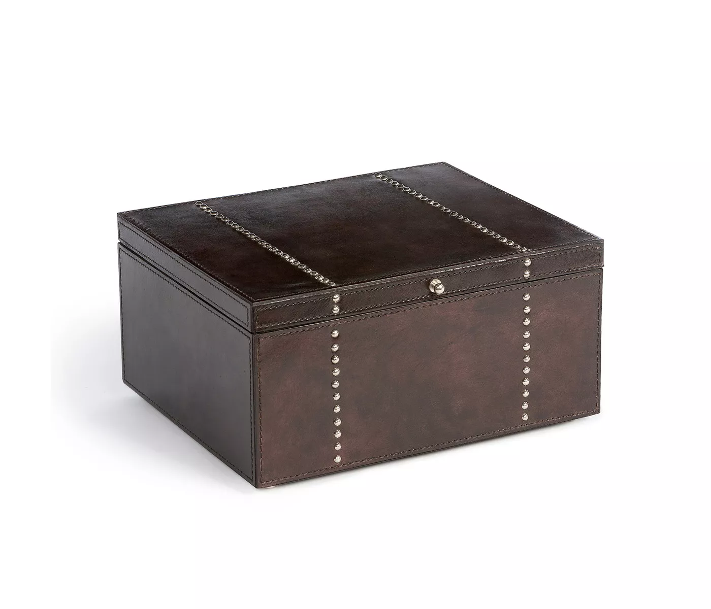 Park Hill Collection Tate Leather Classic Jewelry Box.