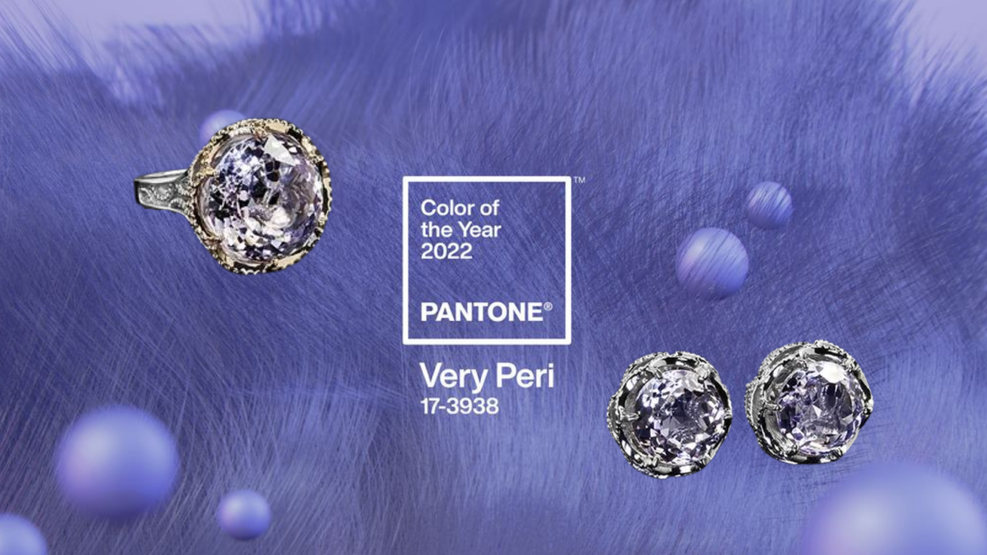 Wearing Pantone's Very Peri, the 2022 Color of the Year!