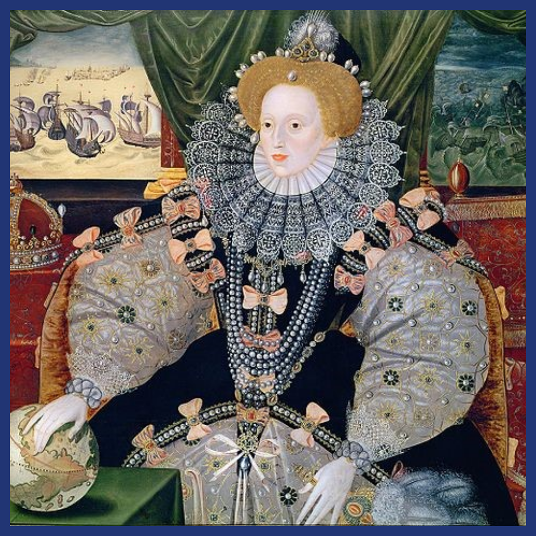 Portrait of Elizabeth I of England, the Armada Portrait. c.1588.