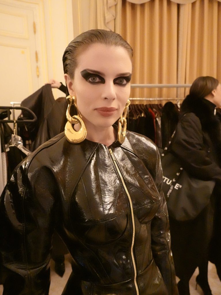 Julia Fox wearing Schiaparelli.