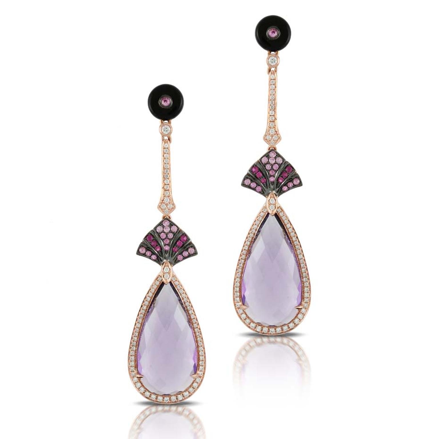 Amethyst Earrings.