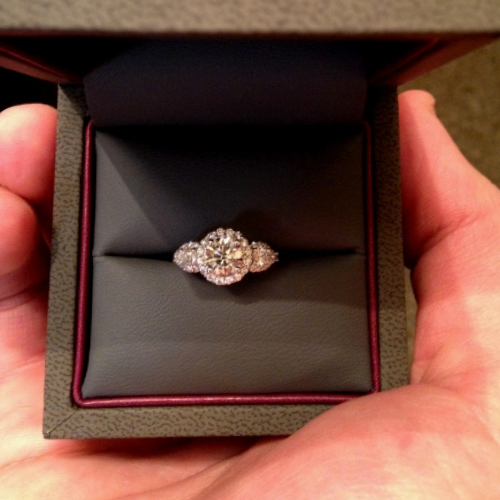 Ritani Diamond Engagement Ring.