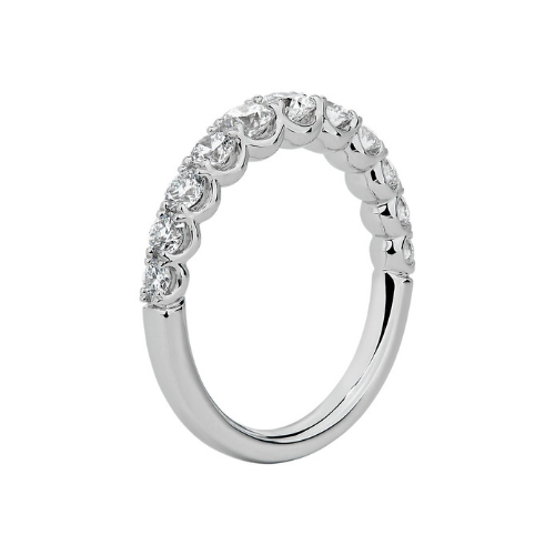 Selene Graduated Diamond Anniversary Ring in 14k White Gold.