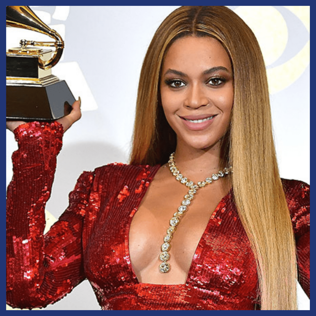 Beyoncé at the 2017 Grammys.