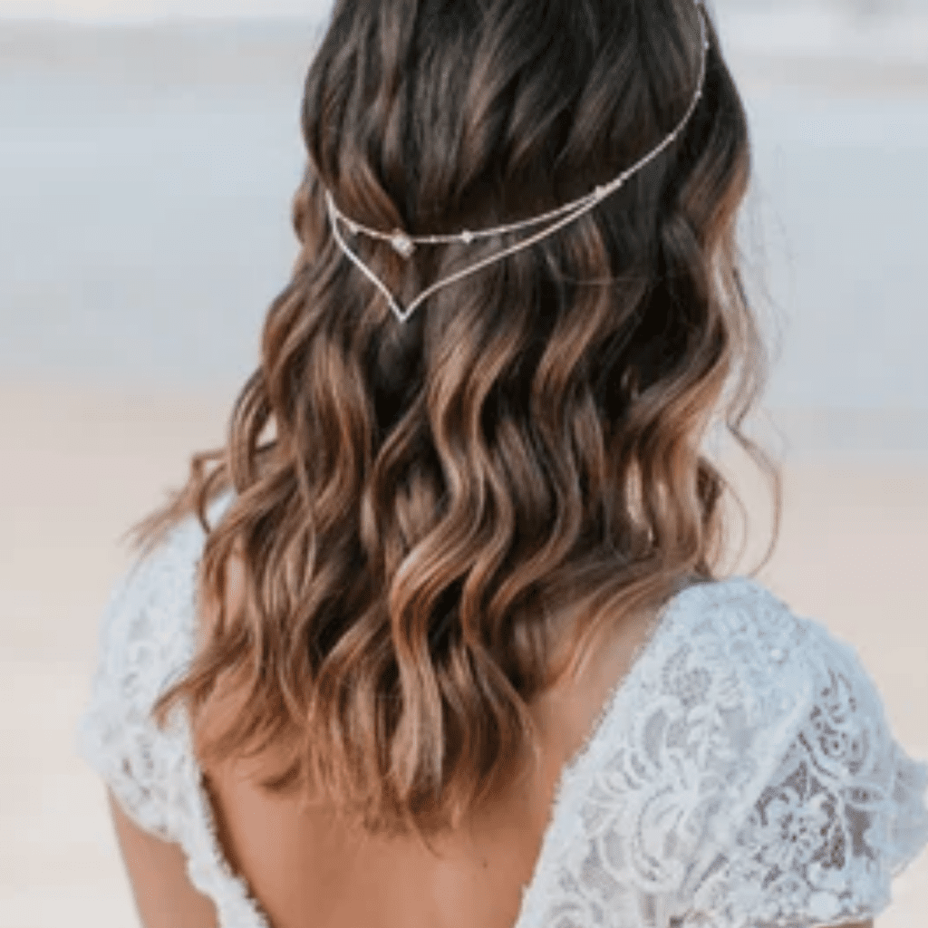 boho chic hair piece