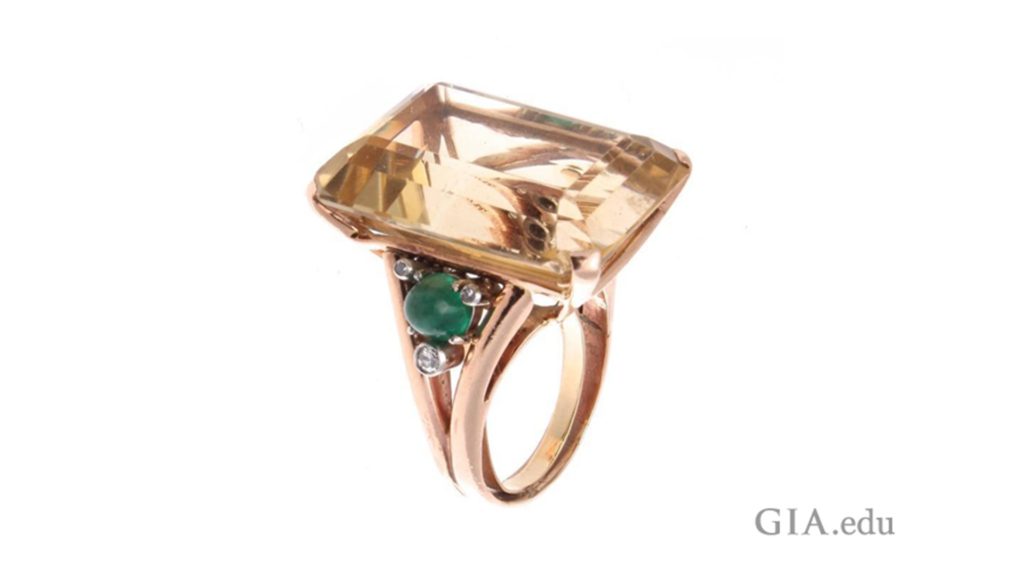 Retro Style Vintage Engagement Ring