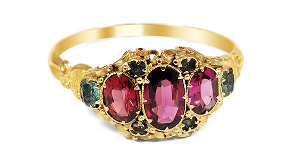 Victorian Style Vintage Engagement Ring