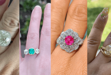 the 4 rings that were the Jewels of the Week for May 2022
