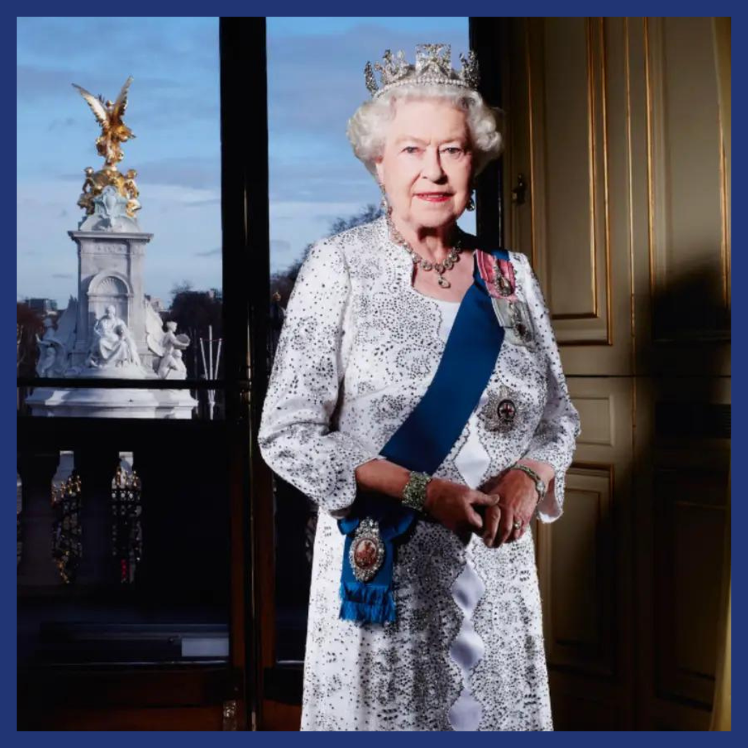 Queen Elizabeth II's official portrait for her Diamond Jubilee.