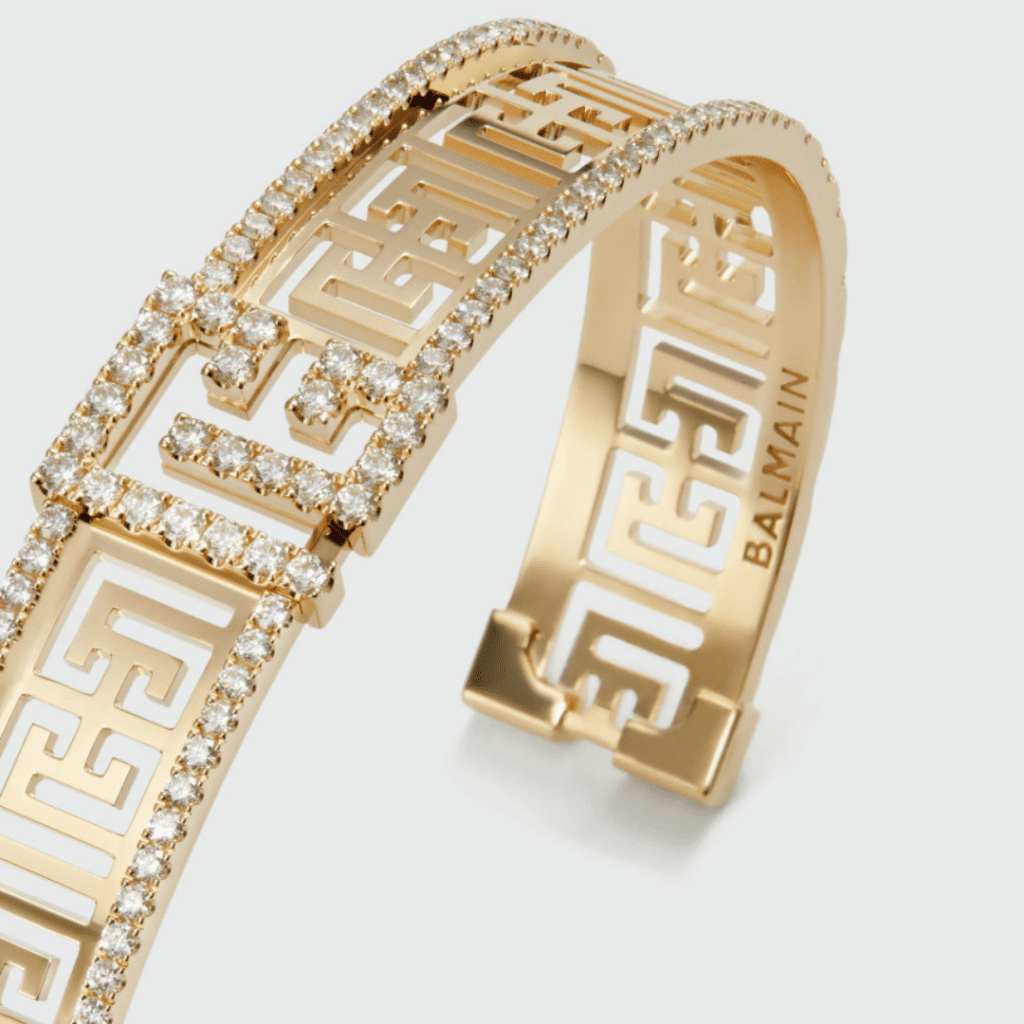 Balmain Fine Jewelry - Gold Diamond Bangle