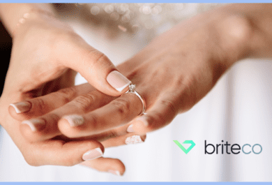 BriteCo Diamond Engagement Ring Buying Trends Lab-grown vs Natural blog post.