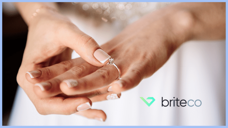 BriteCo Diamond Engagement Ring Buying Trends Lab-grown vs Natural blog post.