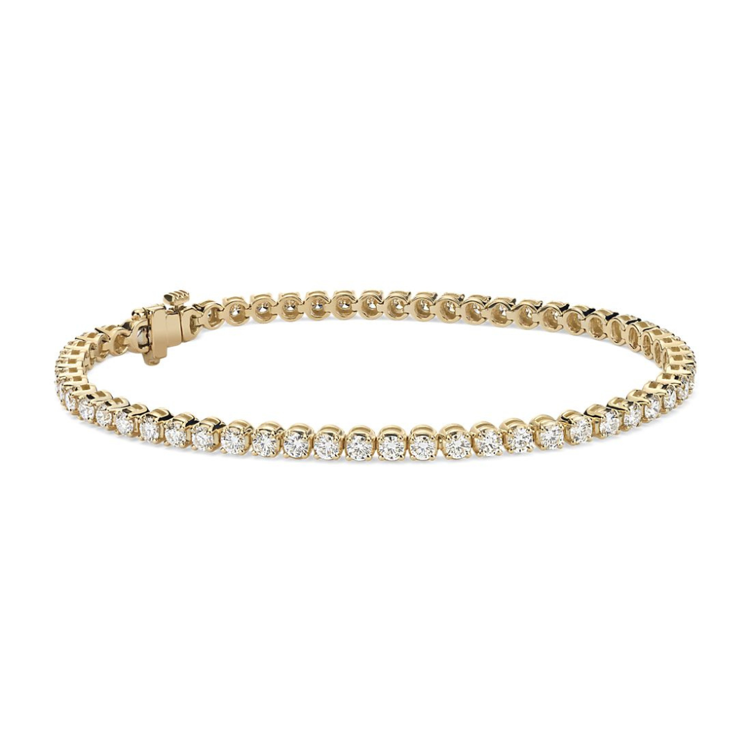 Diamond Tennis Bracelet in 14k Yellow Gold