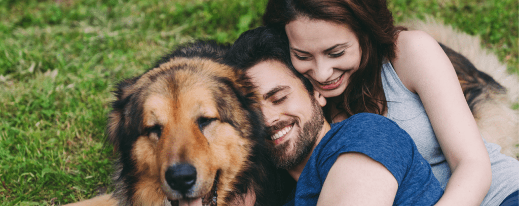 Couple with Dog