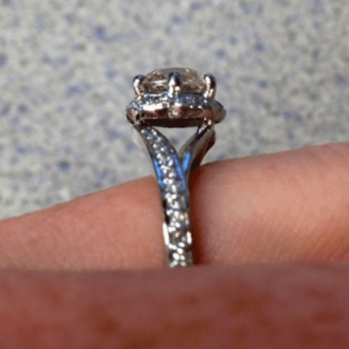 profile of a diamond ring