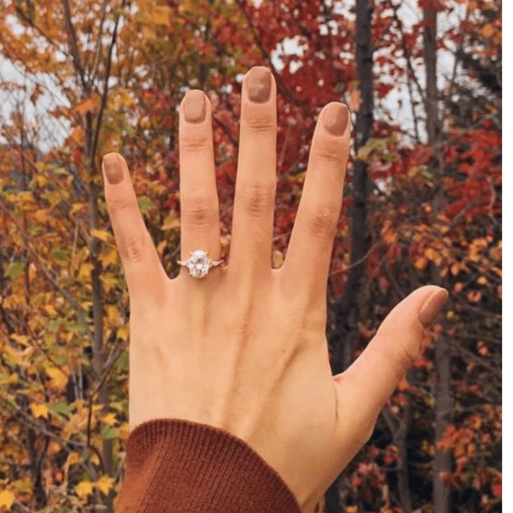 18K Yellow Gold Aria Diamond Ring (1/10 ct. tw.) from Brilliant Earth.