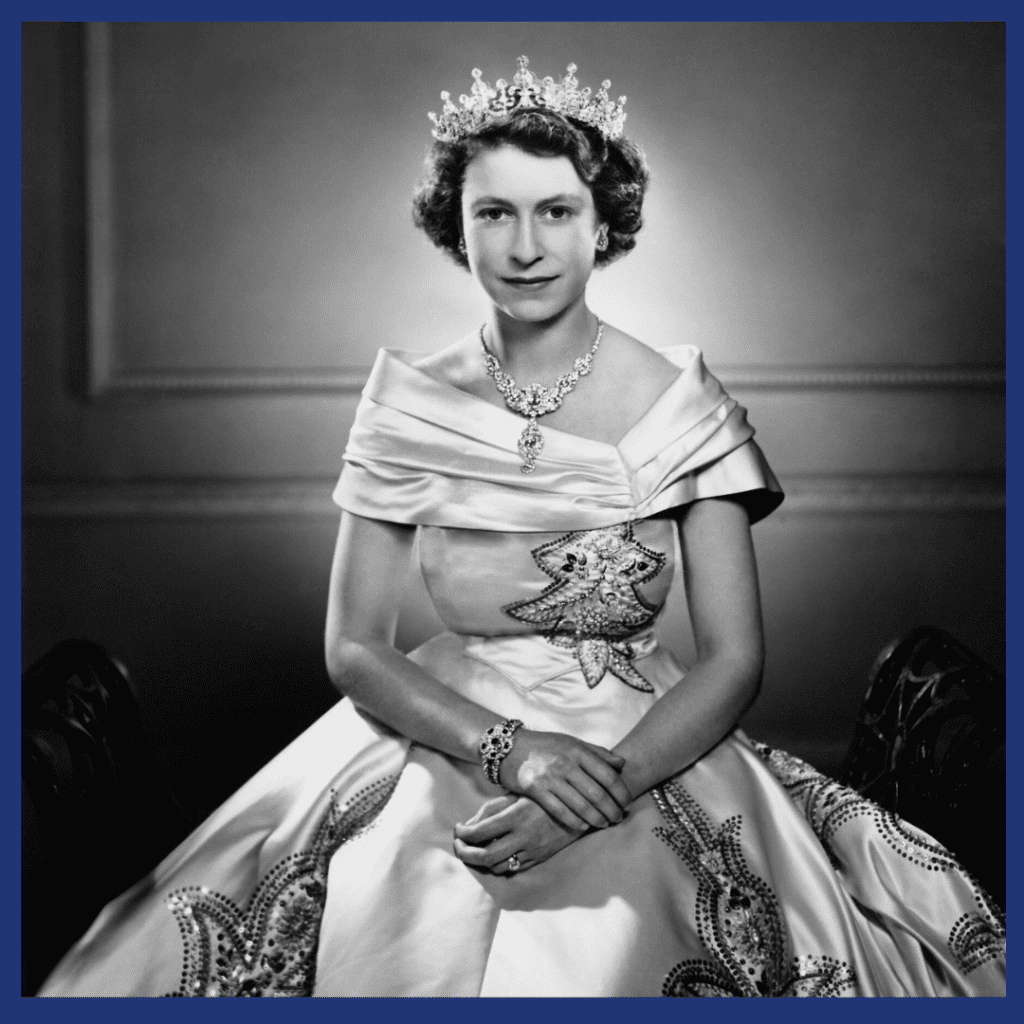 A Young Queen Elizabeth II.