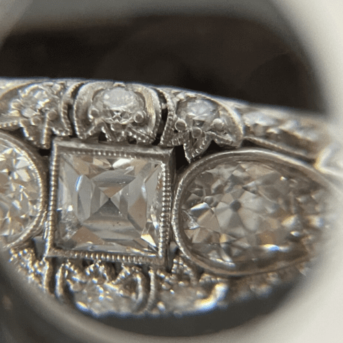 Edwardian 3-Stone Diamond Ring