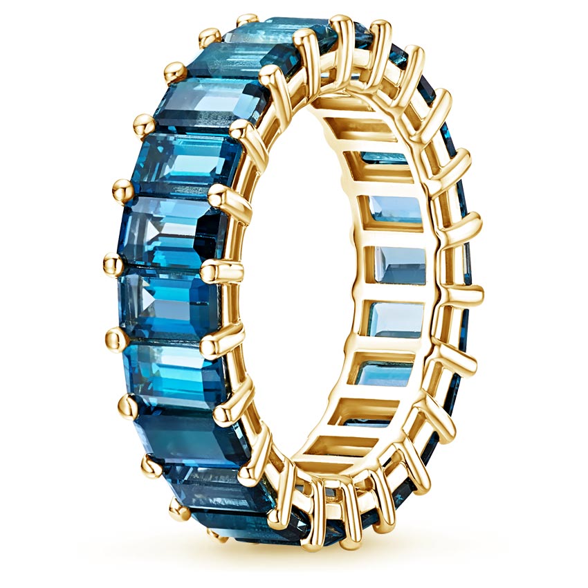 Eternity London Blue Topaz Cocktail Ring