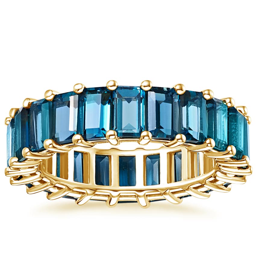 Eternity London Blue Topaz Cocktail Ring