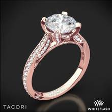 18k Rose Gold Tacori Diamond Engagement Ring.