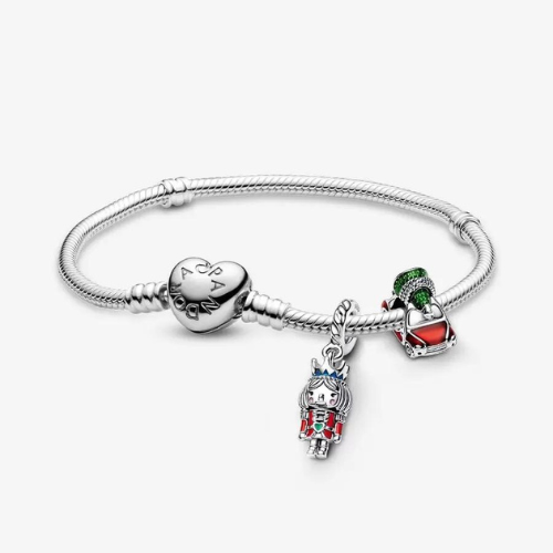 Christmas Nutcracker and Car Bracelet Set