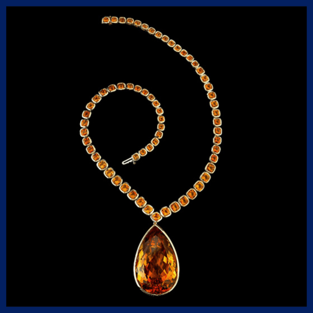 Jolie Citrine Necklace