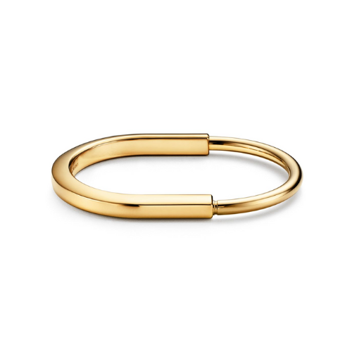 Tiffany Lock Bangle in Yellow Gold