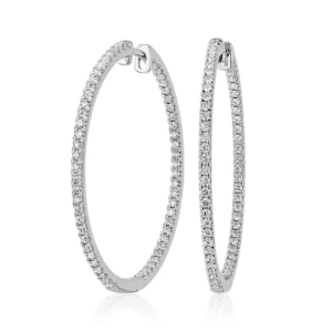 Diamond Hoop Earrings At Blue Nile