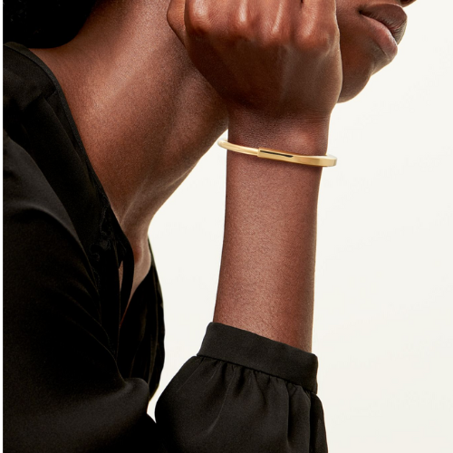 Tiffany Lock Bangle in Yellow Gold