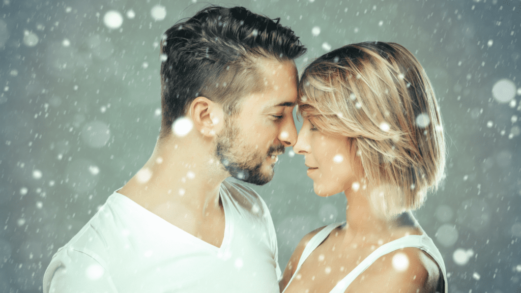 Couple in the snow