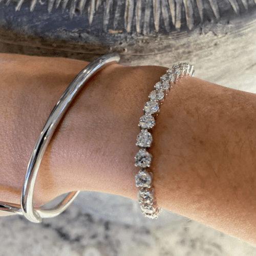 JANUARY 6, 2023 CUSTOM H & A TENNIS BRACELET