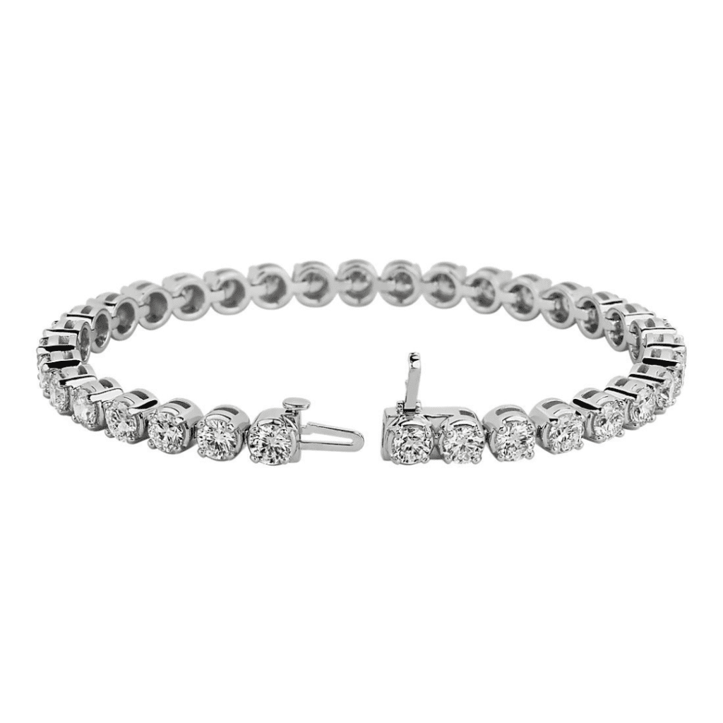 Lab Grown Diamond Tennis Bracelet in 14k White Gold