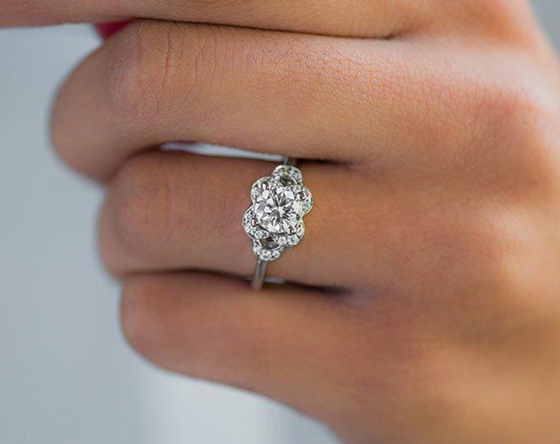 Rose Inspired Engagement Rings