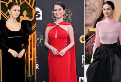 3 different looks from Selena Gomez