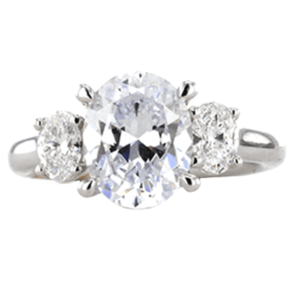 Cathedral Semi-Mount Diamond Engagement Ring at Continental Diamonds