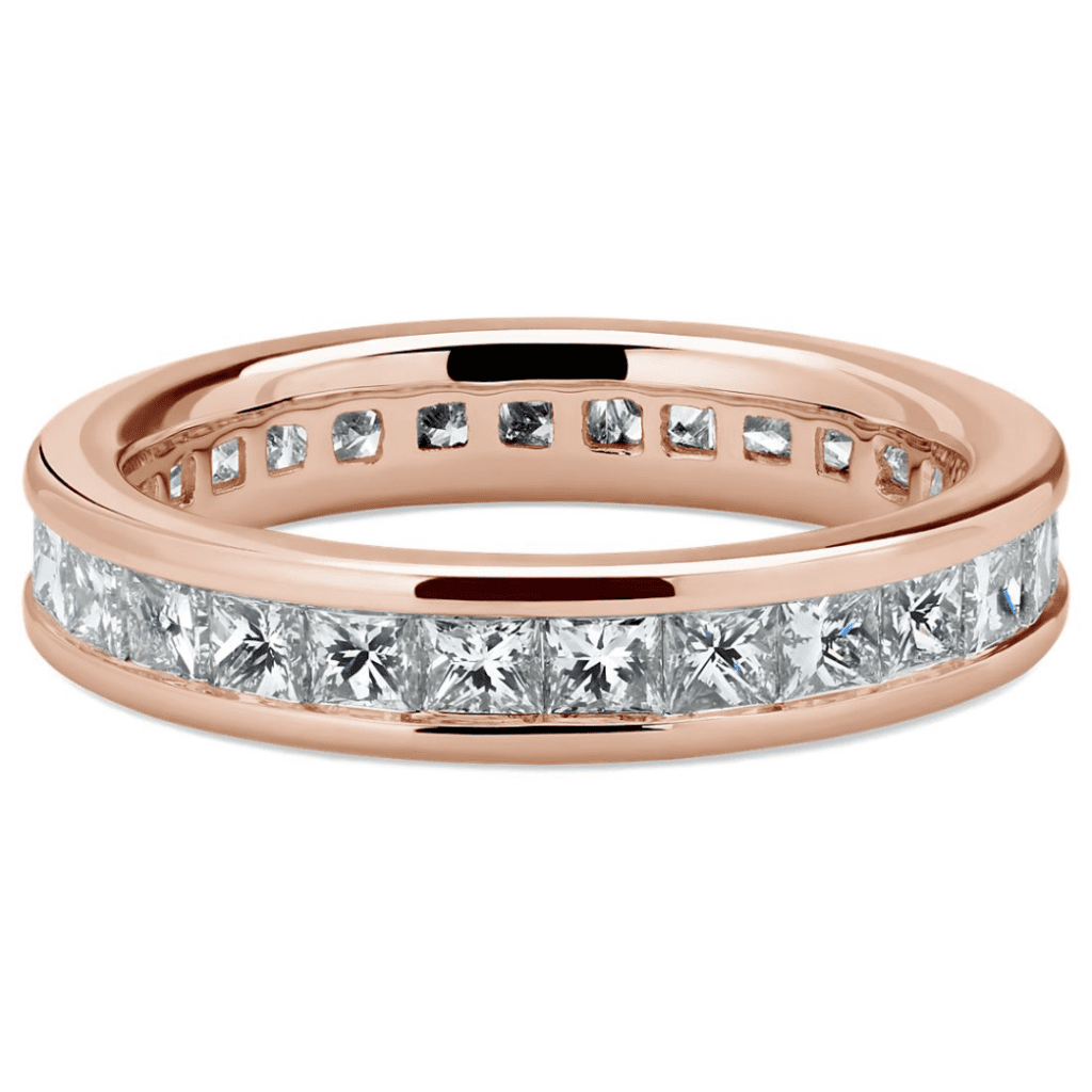 Channel Set Princess Diamond Eternity Ring at James Allen