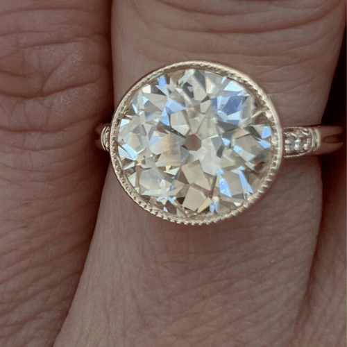 OEC Bezel Diamond Ring