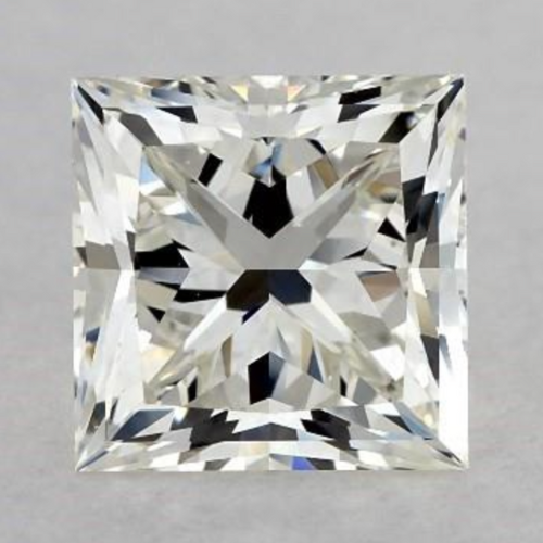 1.70 Carat Princess Diamond J Color VS1 Clarity True Hearts Cut at James Allen