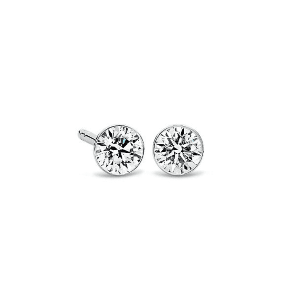 Floating Diamond Stud Earrings at Blue Nile