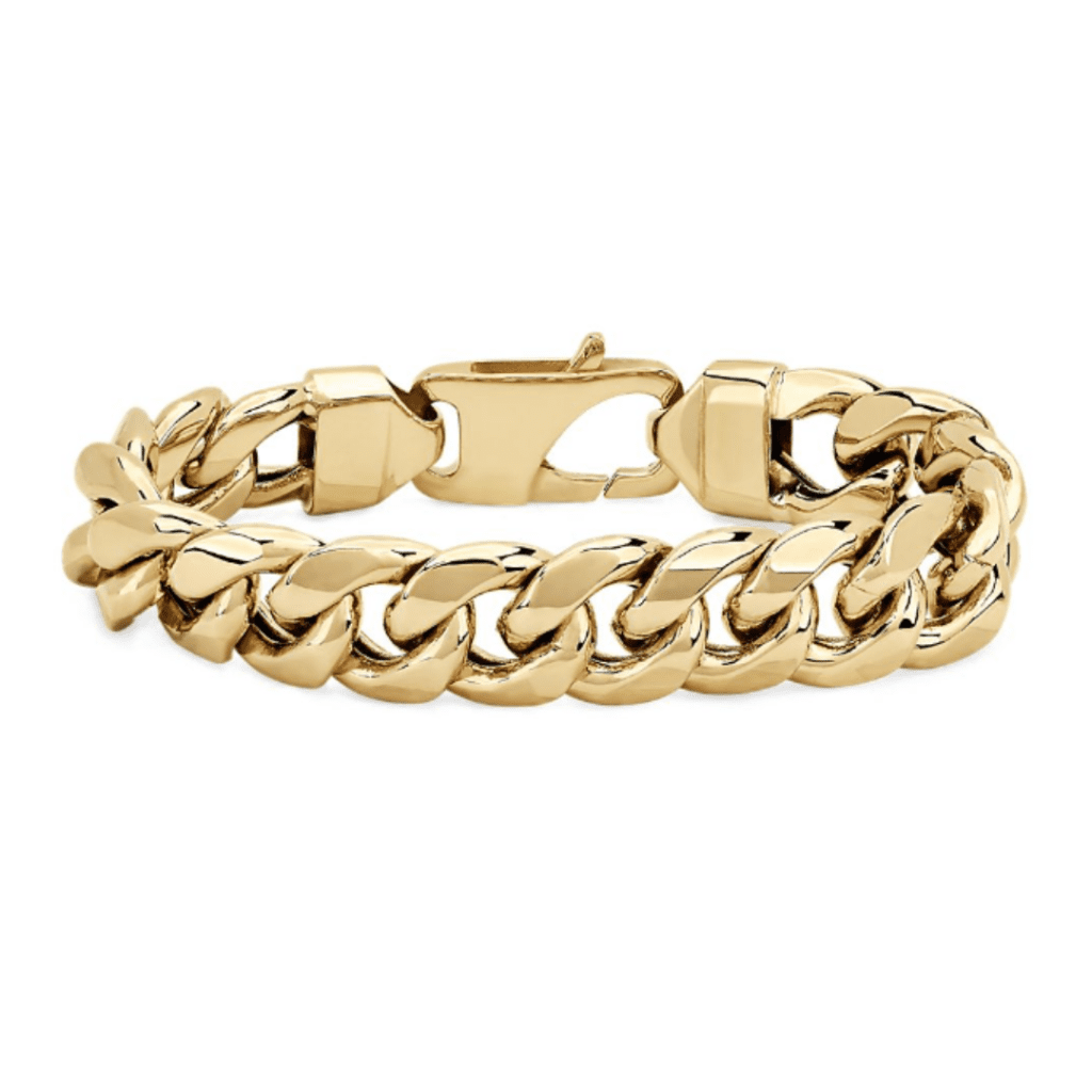 8" Mens Miami Cuban Link Bracelet at Blue Nile