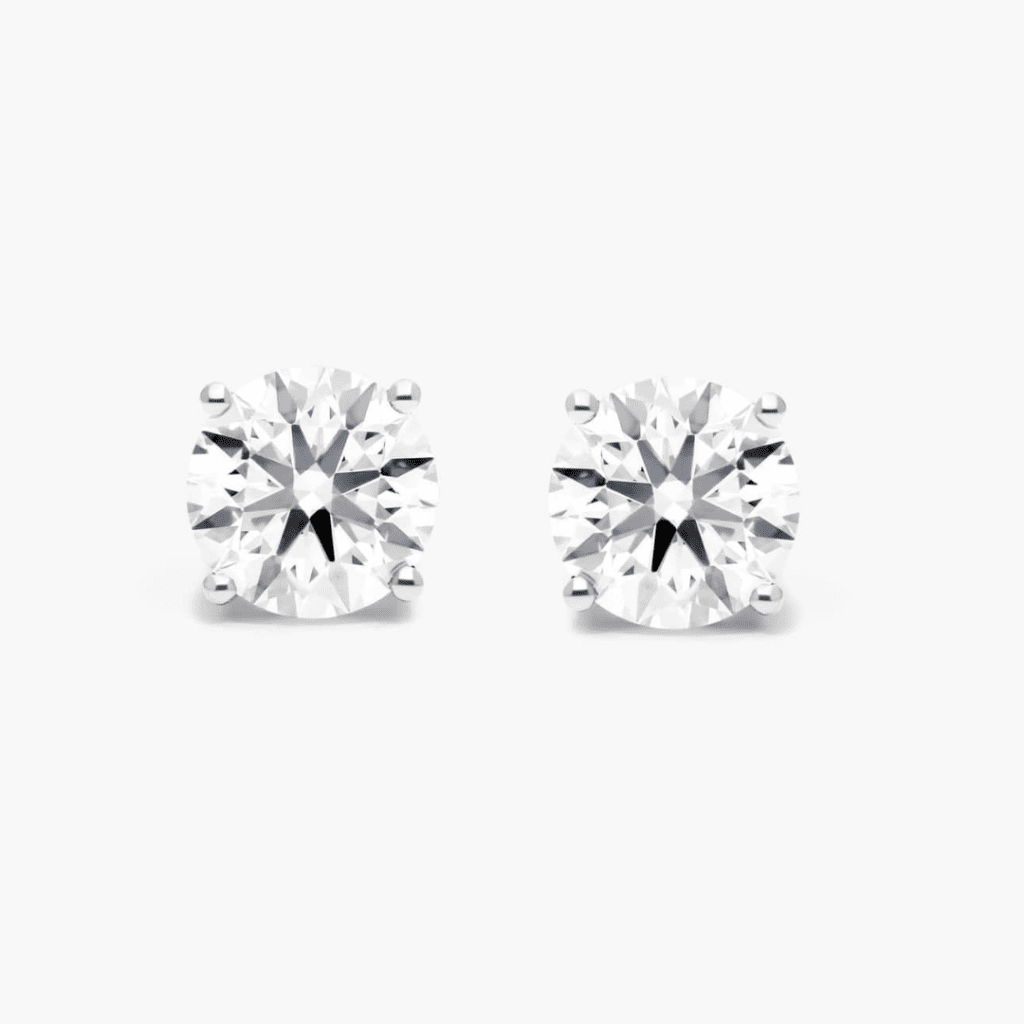 Amazon.com: IGI Certified 2 Carat D-E Color Lab Grown Diamond Stud Earrings  for Women I 14k White Gold Earrings I Secure Screw Back Earrings Made in  USA by Beverly Hills Jewelers: Clothing,