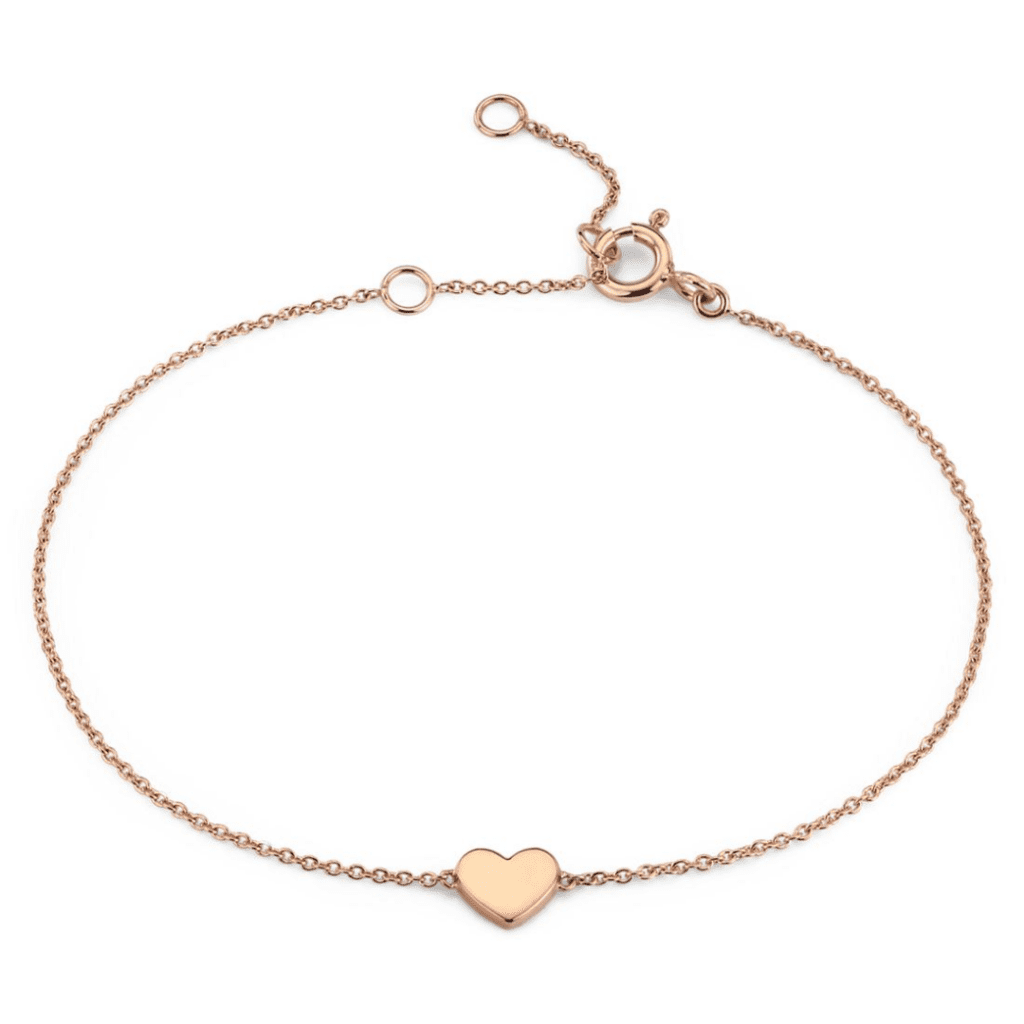 7" Petite Heart Bracelet at Blue Nile