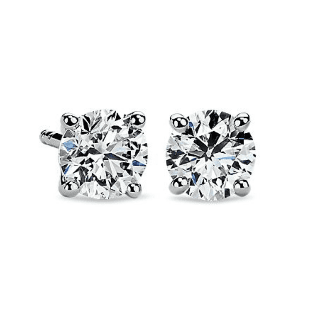 Diamond Stud Earrings in Platinum at Blue Nile