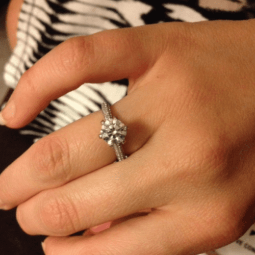 Diamond engagement ring