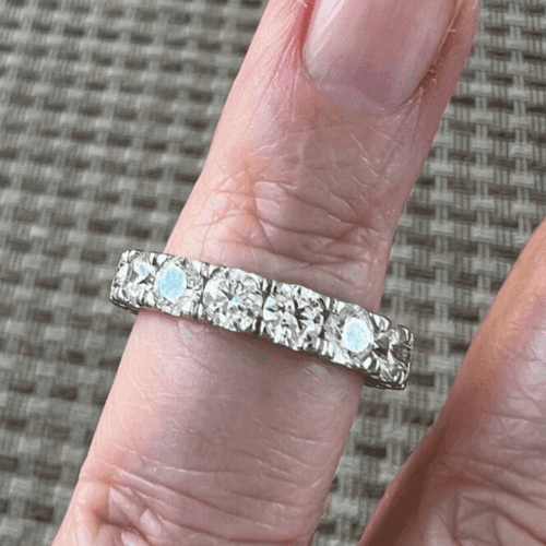 Diamond eternity ring