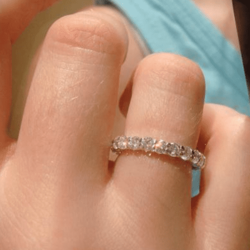 Diamond full eternity ring